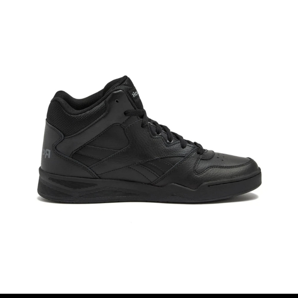 Reebok Royal BB4500 Hi 2 Shoes Leather Basketball Shoes- Black Alloy - Picture 2 of 10